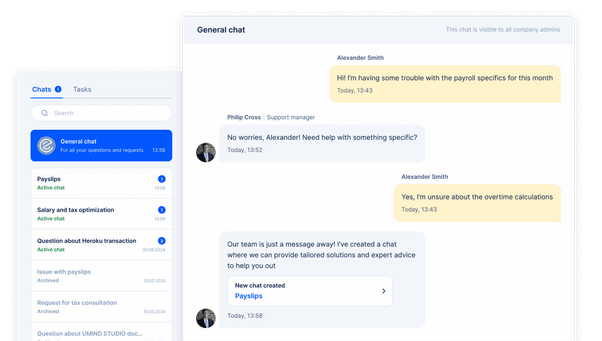 Chat with an EasyBiz payroll expert