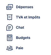 Dépenses, TVA et Impôts, Chat, Budgets, Paie